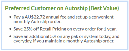 Preferred Customer with Autoship