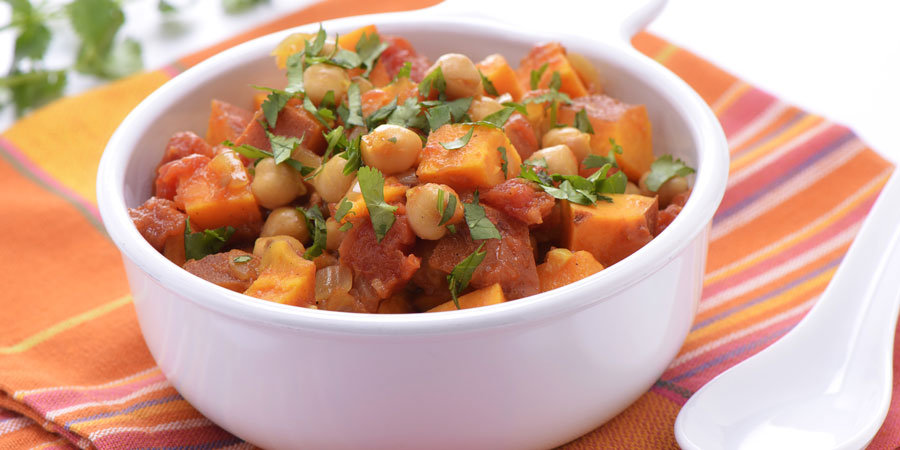 Hearty Sweet Potato and Bean Stew