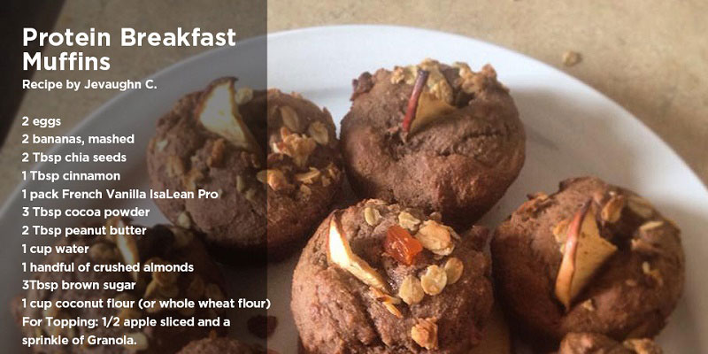 Protein Breakfast Muffins - Free Isagenix Recipe