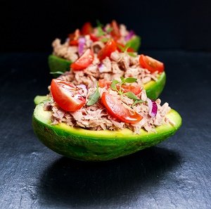 Tuna and avocado