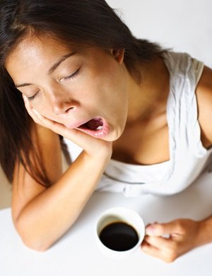 Tired woman