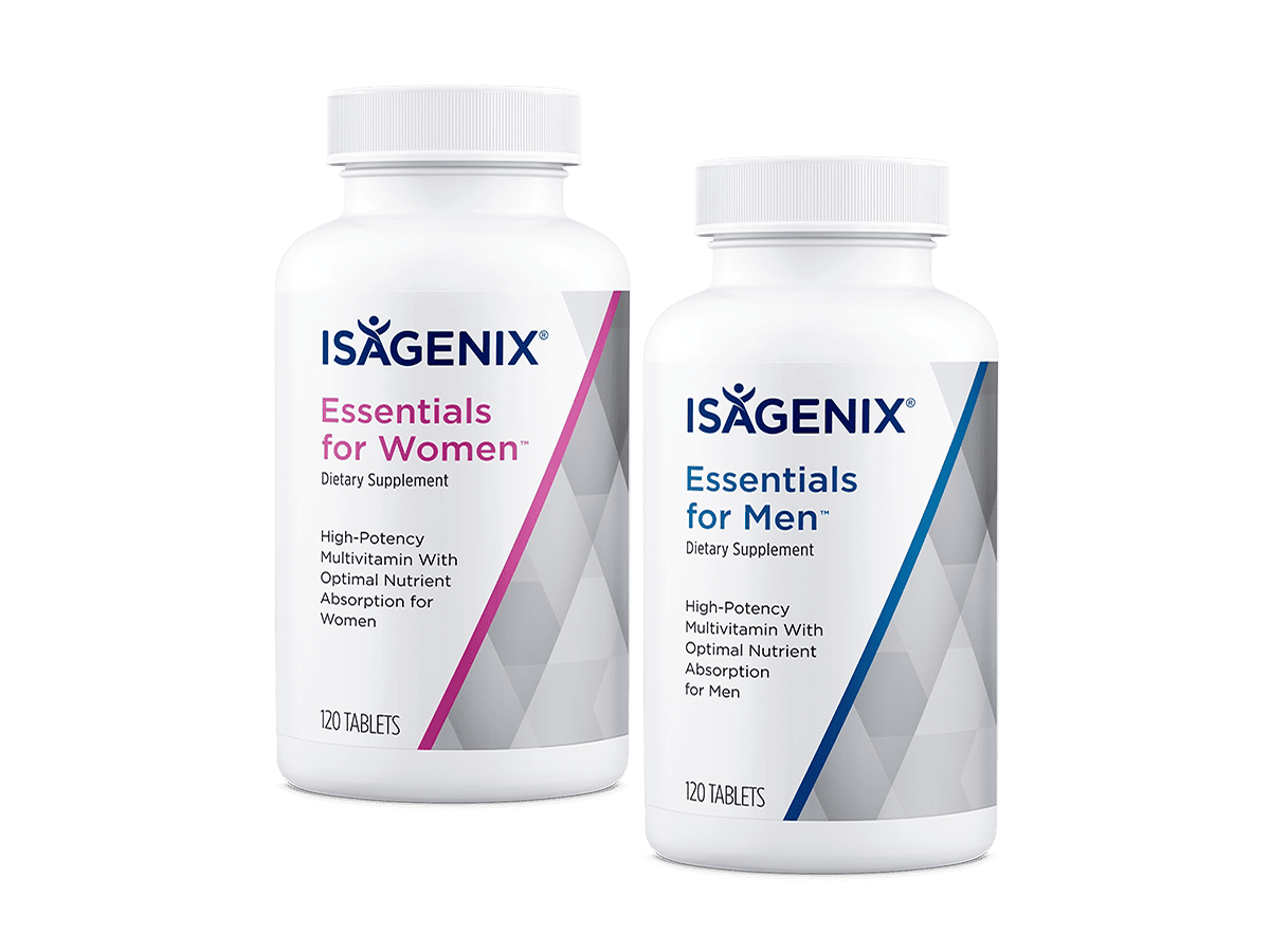 Isagenix Essentials for Men and Essentials for Women
