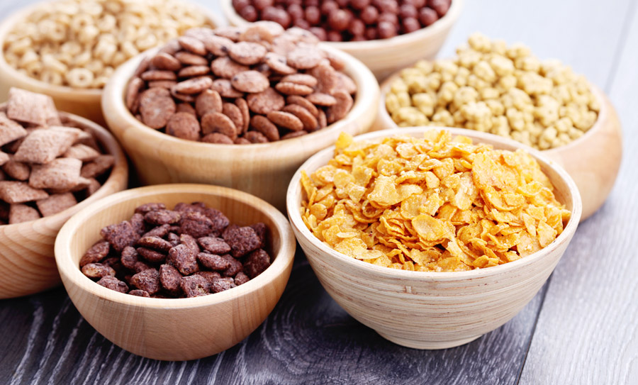 lots of cereals