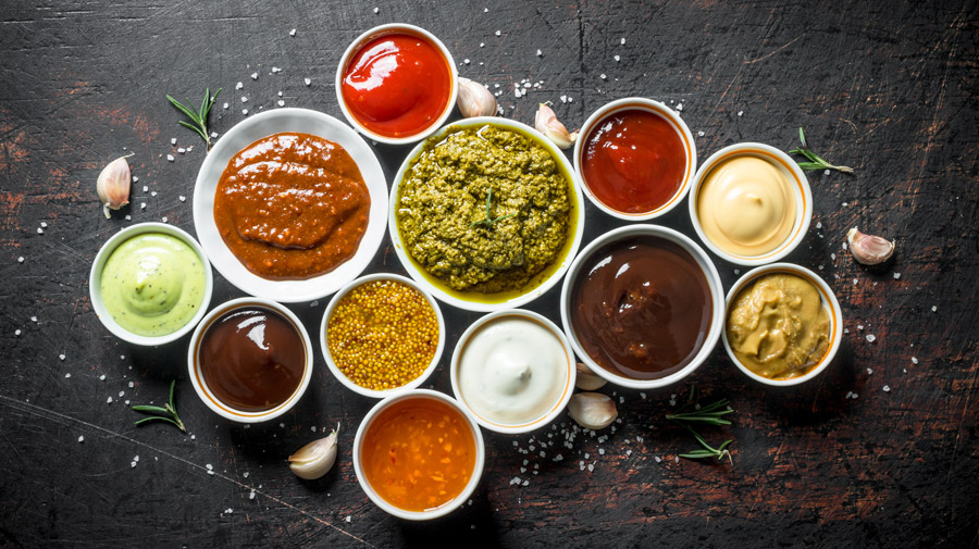 Variations of delicious sauces
