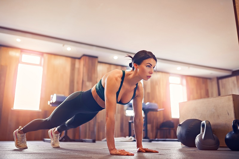 Burpees exercise a huge range of muscles